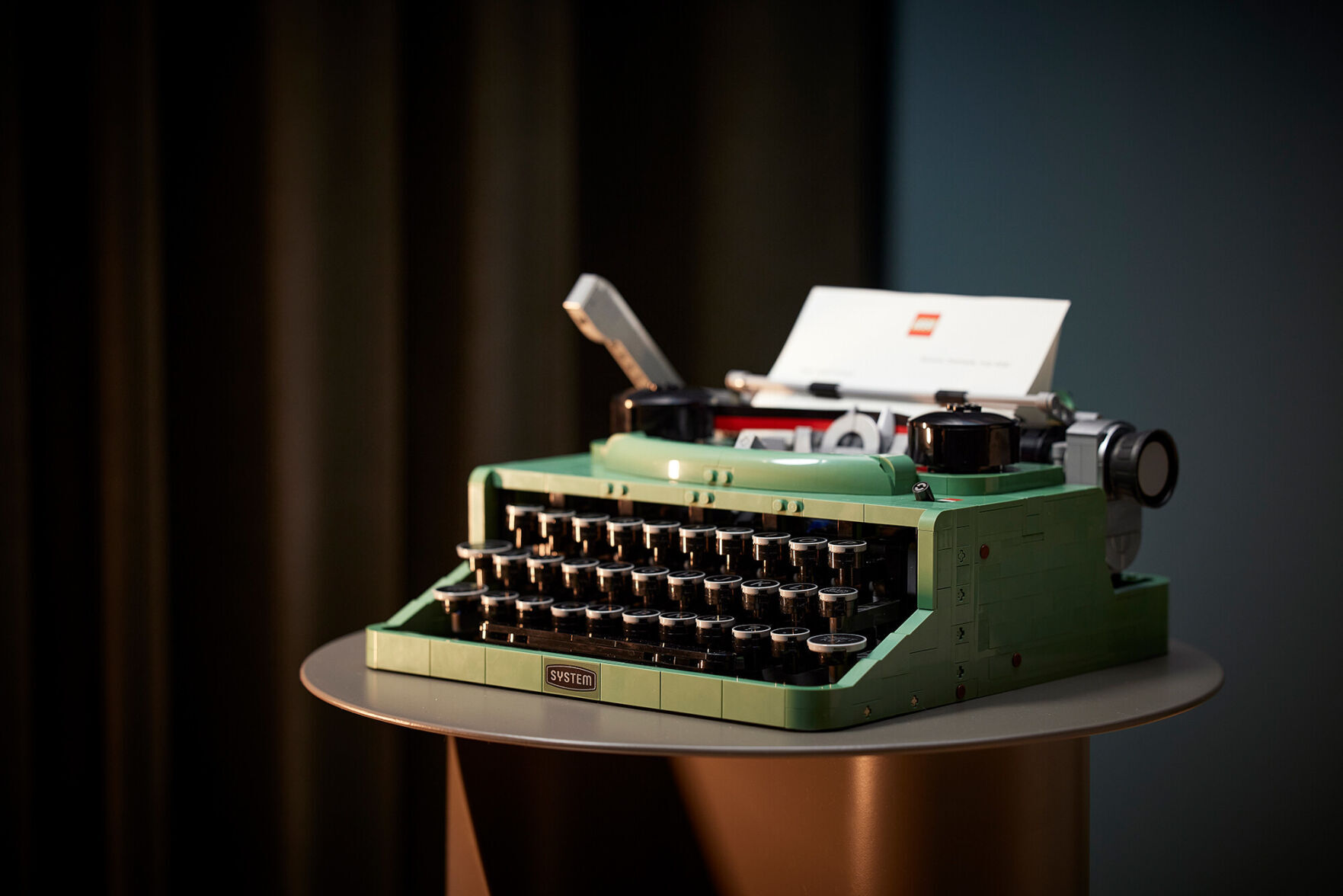 LEGO gets nostalgic with 2,000-piece classic typewriter -- complete with moving keys and carriage